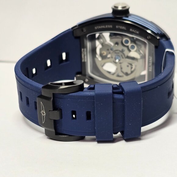 Invicta S1 Rally Torque Automatic Men's Watch w/ Skeleton Dial 44mm Blue (49036) - Picture 5 of 13